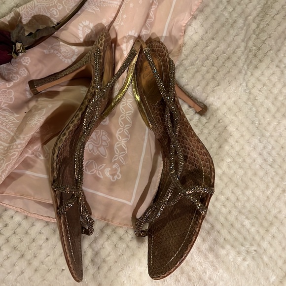 Rene Caovalli crystal Rhinestone heels 👠 - Picture 5 of 11